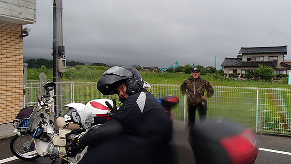 七尾市で休憩中